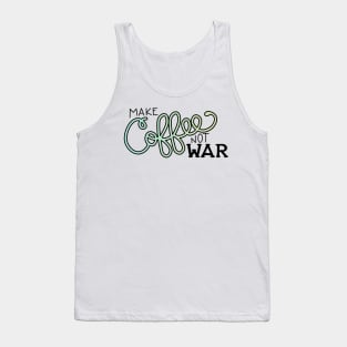 Peace, Love, and Coffee (in Seaside) Tank Top